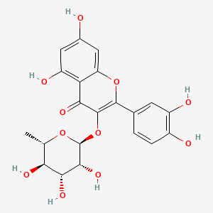 Chemical structure of Quercitrin