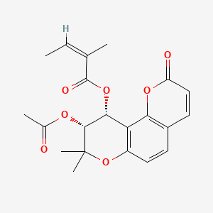Chemical structure of pteryxin