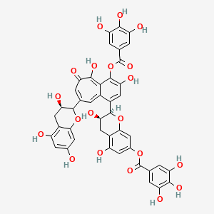 Chemical structure of Theaflavin Digallate
