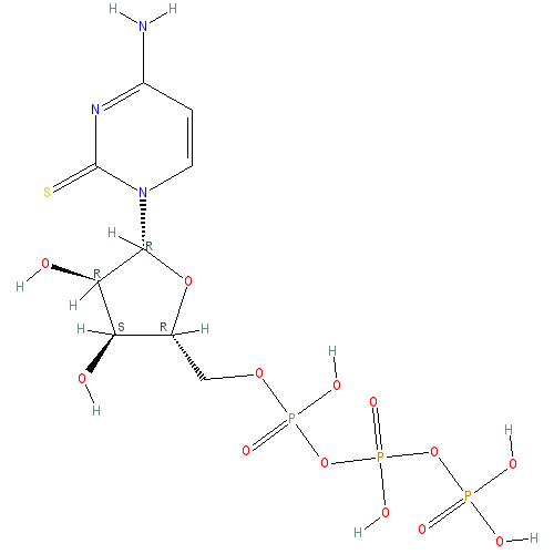 Chemical structure of 2-Thiocytidine-5'-Triphosphate