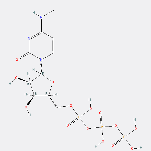Chemical structure of N4-Methylcytidine-5'-Triphosphate