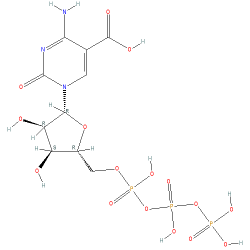 Chemical structure of 5-Carboxycytidine-5'-Triphosphate