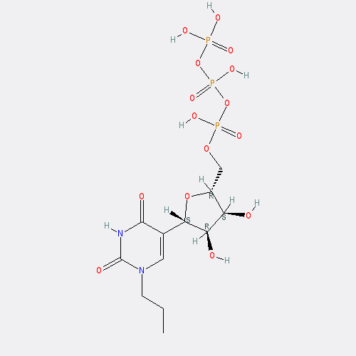 Chemical structure of N1-Propylpseudouridine-5'-Triphosphate
