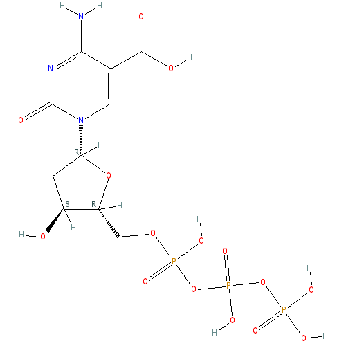 Chemical structure of 5-Carboxy-2'-deoxycytidine-5'-Triphosphate