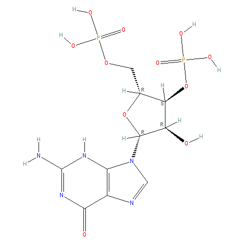 Chemical structure of pGp