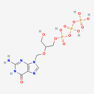 Chemical structure of Ganciclovir Triphosphate
